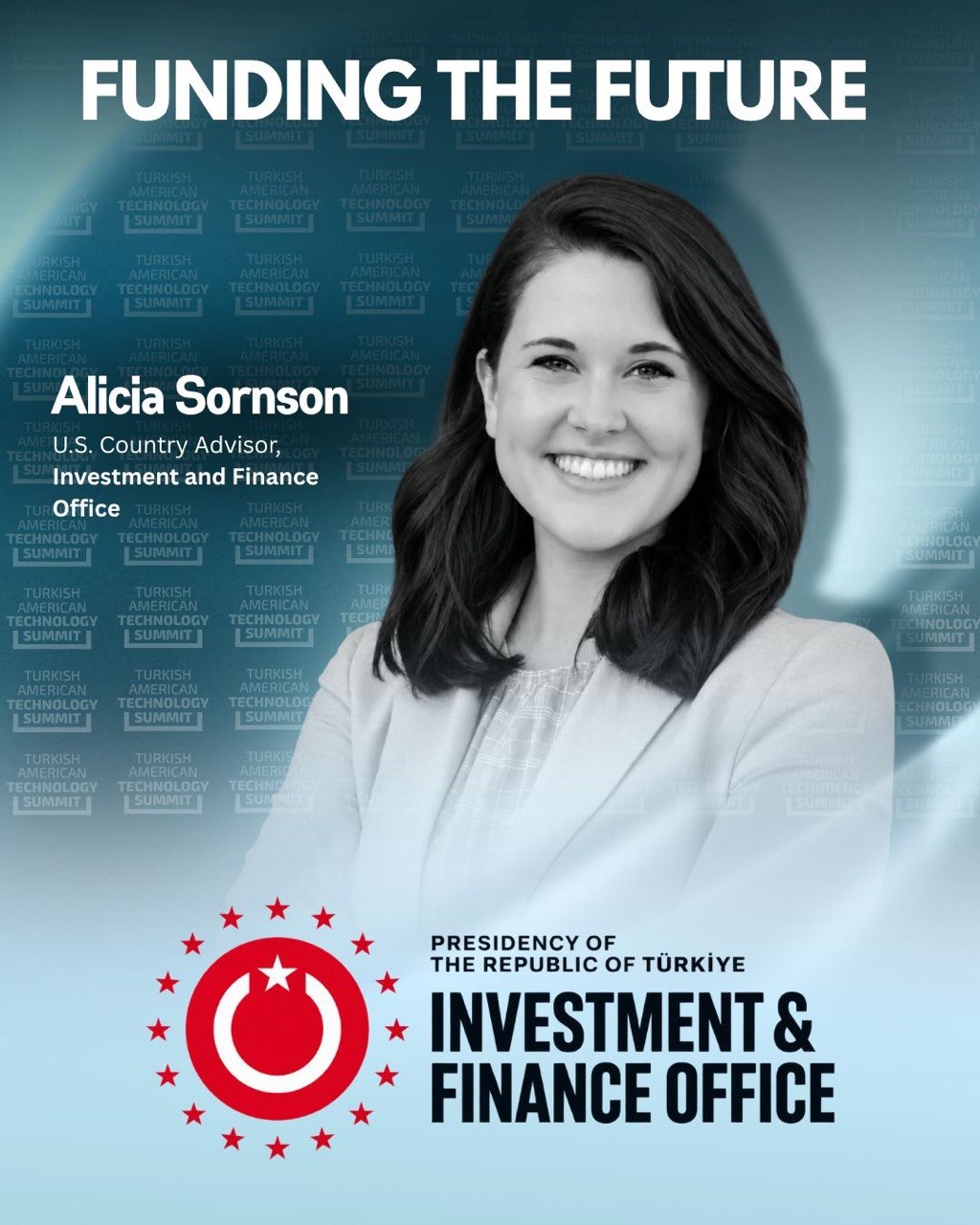Alicia Sornson — Investment and Finance Office announcement poster
